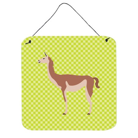 MICASA Guanaco Green Wall or Door Hanging Prints, 6 x 6 in. MI231297